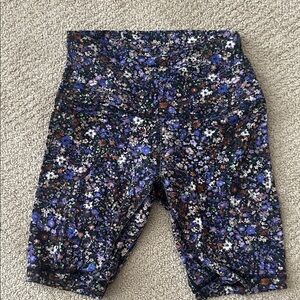 Lululemon Align Floral Patterned Biker Shorts